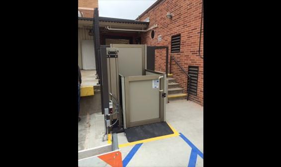 vertical wheelchair lift